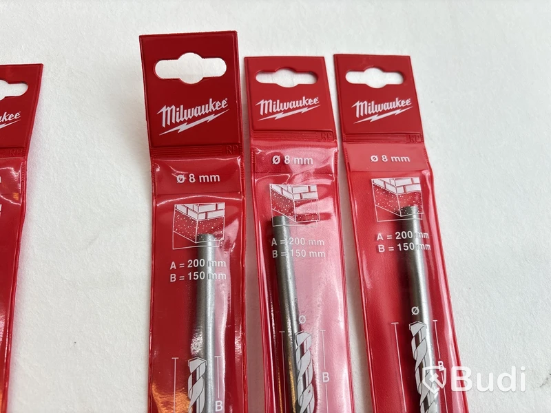Parti med murborr Milwaukee, olika modeller