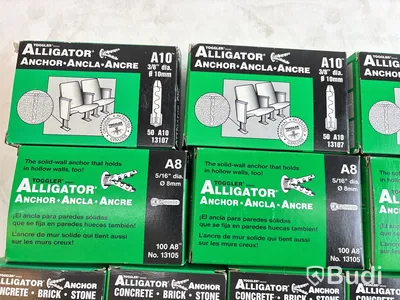 Alligatorplugg Toggler, olika modeller och storlekar