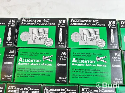 Alligatorplugg Toggler, olika modeller och storlekar