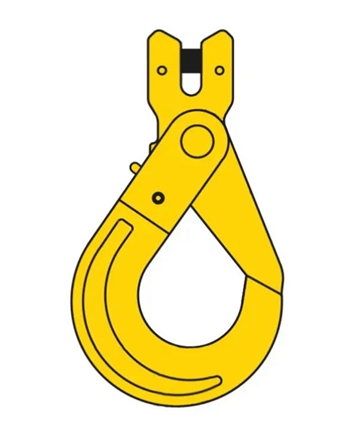 (NY) 2 st. SÄKERHETSKROK GAFFEL, SVERO, 3,15 TON, 10MM, KLASS 8 