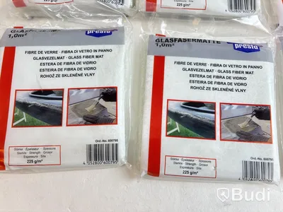Parti med glasfibermatta och glasfiberväv Presto, 1 kvm