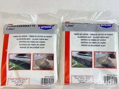 Parti med glasfibermatta och glasfiberväv Presto, 1 kvm