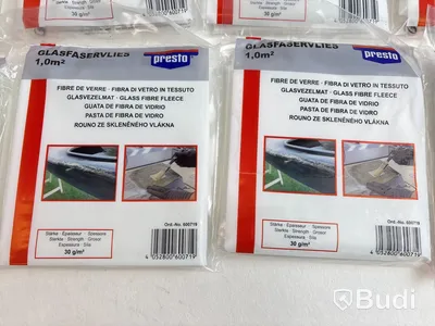 Parti med glasfibermatta och glasfiberväv Presto, 1 kvm