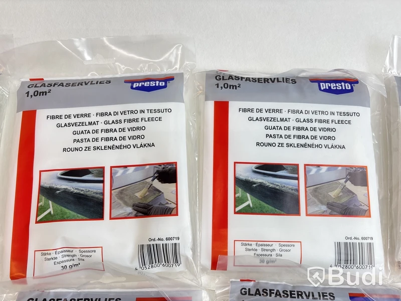 Parti med glasfibermatta och glasfiberväv Presto, 1 kvm