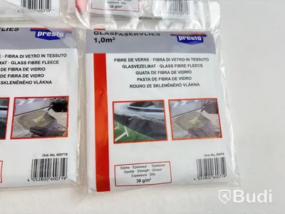 Parti med glasfibermatta och glasfiberväv Presto, 1 kvm