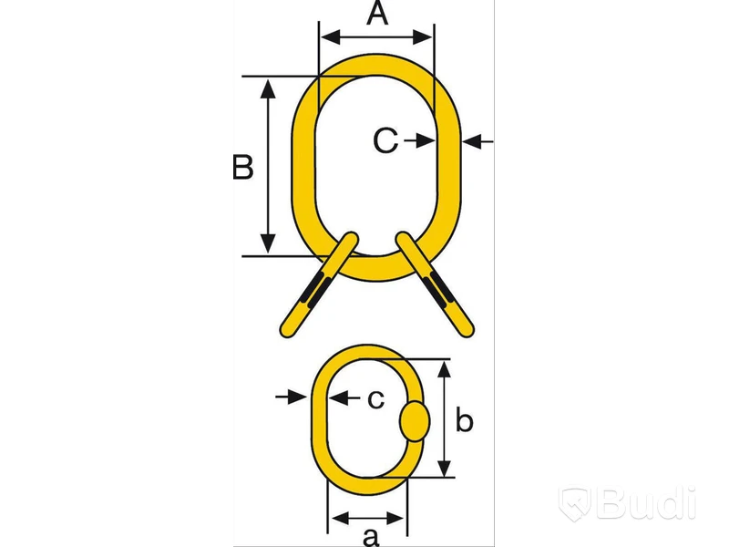 2 st. ÖGLA SVERO, 3-4 PART KL8 WLL 4,25T