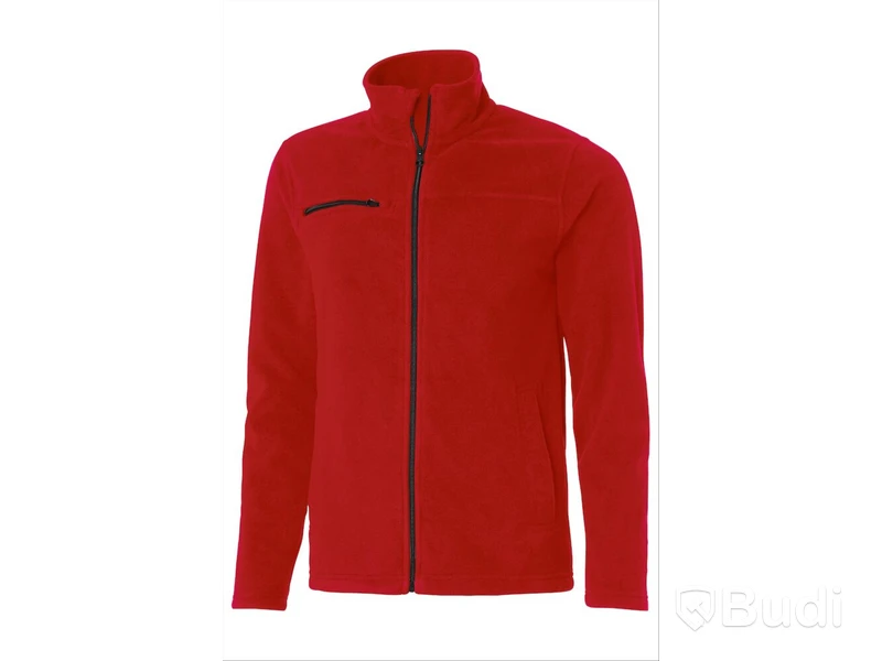 Fleece dam Gesto, Kesu Helzip röd, stl. XXS