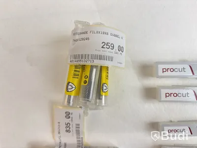 Parti med hårdmetallfilar, olika märken och modeller
