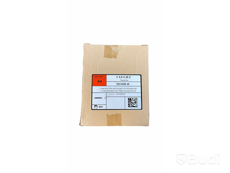 Kryssskruv 5,5 mm, mRXS A4 ST, DIN 7981 C 500-pack, Ord. pris inkl. moms: ca 1000 kr