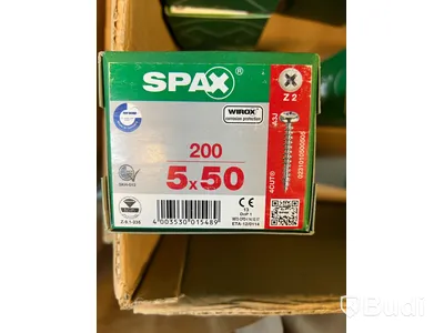 30st. askar SPAX Universalskruv, se beskrivning. Totalt ord. pris inkl. moms: ca 6000 kr