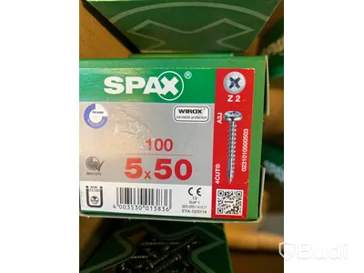 30st. askar SPAX Universalskruv, se beskrivning. Totalt ord. pris inkl. moms: ca 6000 kr