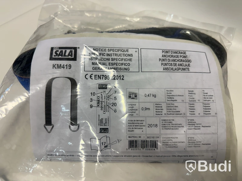 Förankringspunktsslinga i polyester, 3M™ DBI-SALA® , Ord. pris inkl. moms: ca 2000 kr