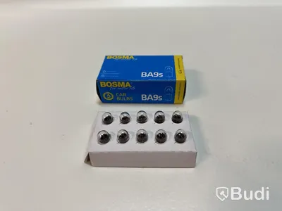 11 st. Förpackningar Signallampa/glödlampa, Bosma, BA9s. Totalt ord. pris inkl. moms: ca 800 kr