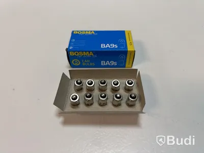 11 st. Förpackningar Signallampa/glödlampa, Bosma, BA9s. Totalt ord. pris inkl. moms: ca 800 kr