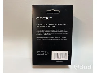 25 st. Laddare, CTEK, USB-C och kabel klämmor. Totalt ord. pris inkl. moms: ca 7500 kr