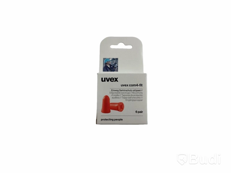 Parti med engångs öronproppar. Uvex com4-fit. Ord. pris inkl. moms: ca 1500 kr