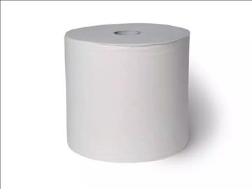 (NY) 18 st. Allroundpapper WipeTech Industri Vit, pappersrulle, Totalt ord. pris inkl. moms: ca 7200 kr