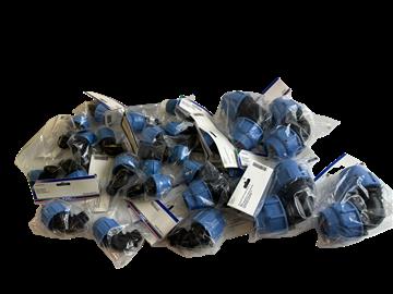 (NY) 25 st. PEM-vinkel PP i olika storlekar. Totalt ord. pris inkl. moms: ca 2500 kr