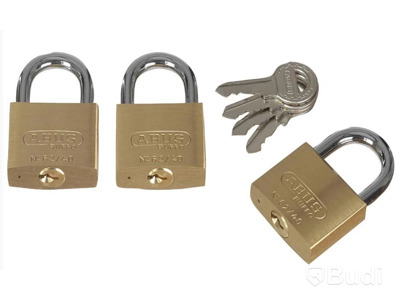 6 st. Hänglås ABUS 62/40 3-pack, Totalt ord. pris inkl. moms: ca 3000 kr