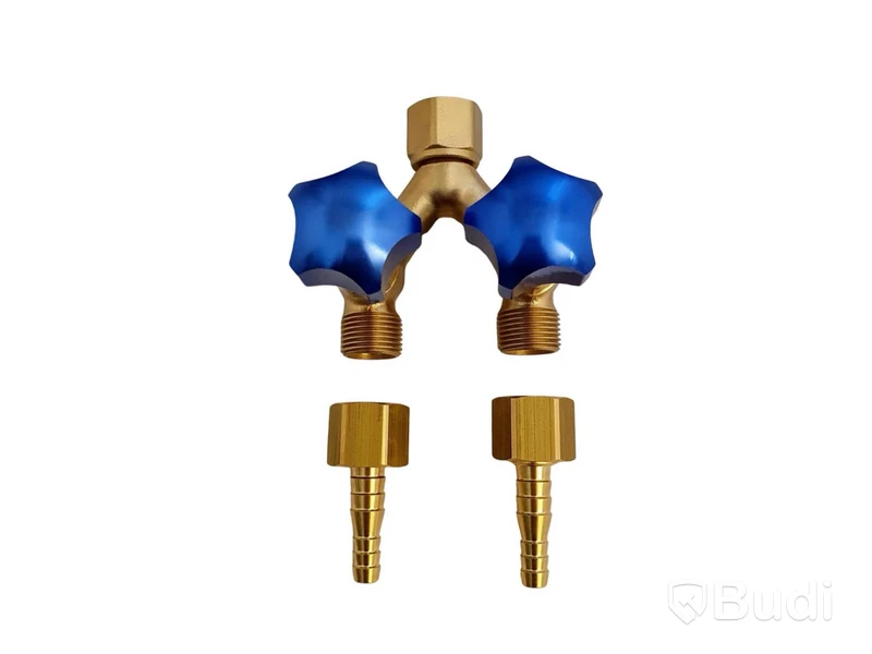 3 st. Gasuttagsventil OX/AR G3/8,