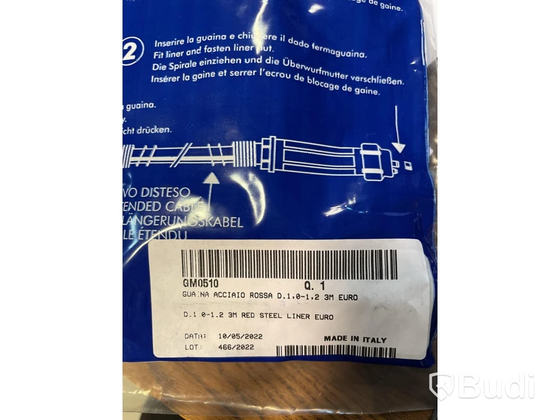 15 st. Trådledare röd 3m Mig mag