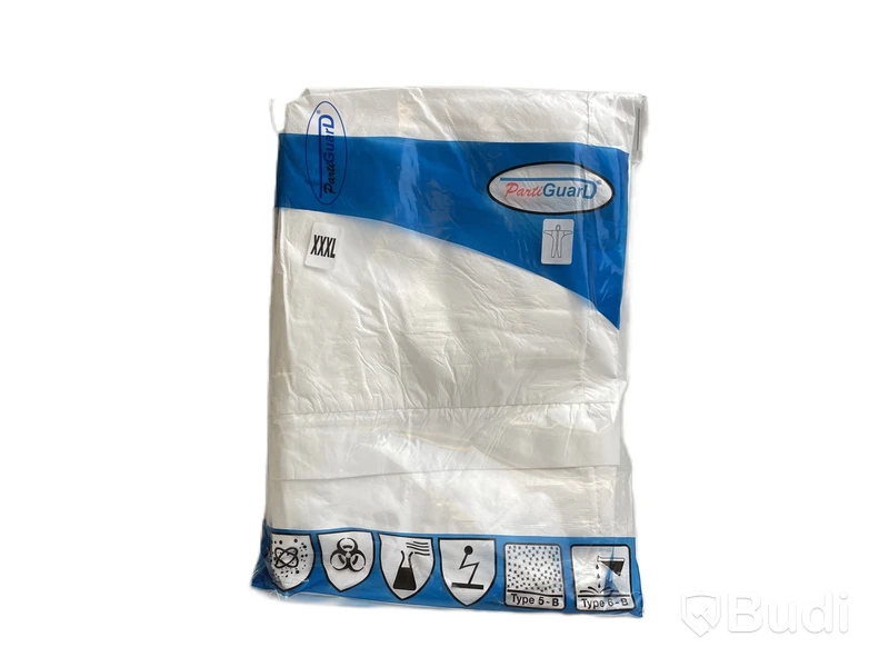 67 st. Skyddsdräkter, Indutex PartiGuarD. Stl XXXL. Totalt ord. pris inkl. moms: ca 7700 kr
