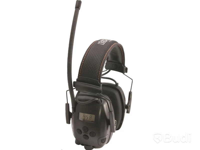 Hörselskydd med hjässbygel, medhörning och radio, Ord. pris inkl. moms: ca 2700 kr