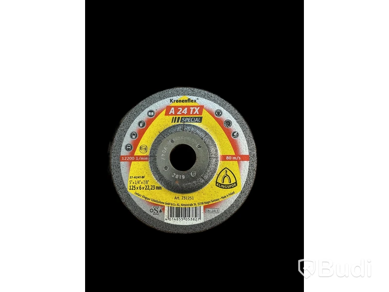16 st. Förp. Navrondell, A 24 TX Special Kronenflex, Klingspor, 10-pack, Totalt ord. pris inkl. moms: ca 4800 kr