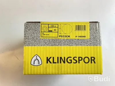 8 st. Förpackningar Slipskiva, Klingspor, PS33CK, Totalt ord. pris inkl. moms: ca 8800 kr