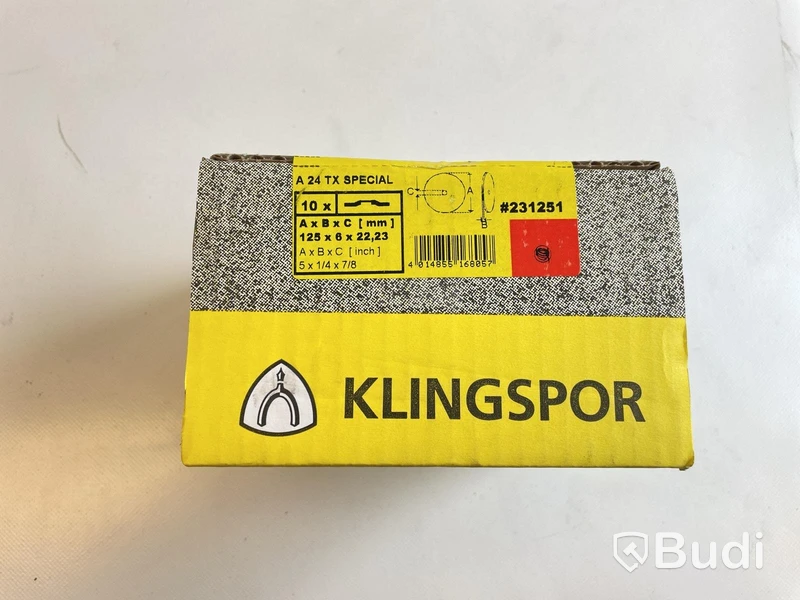 24 st. Förp. Navrondell, A 24 TX Special Kronenflex, Klingspor, Totalt ord. pris inkl. moms: ca 7200 kr