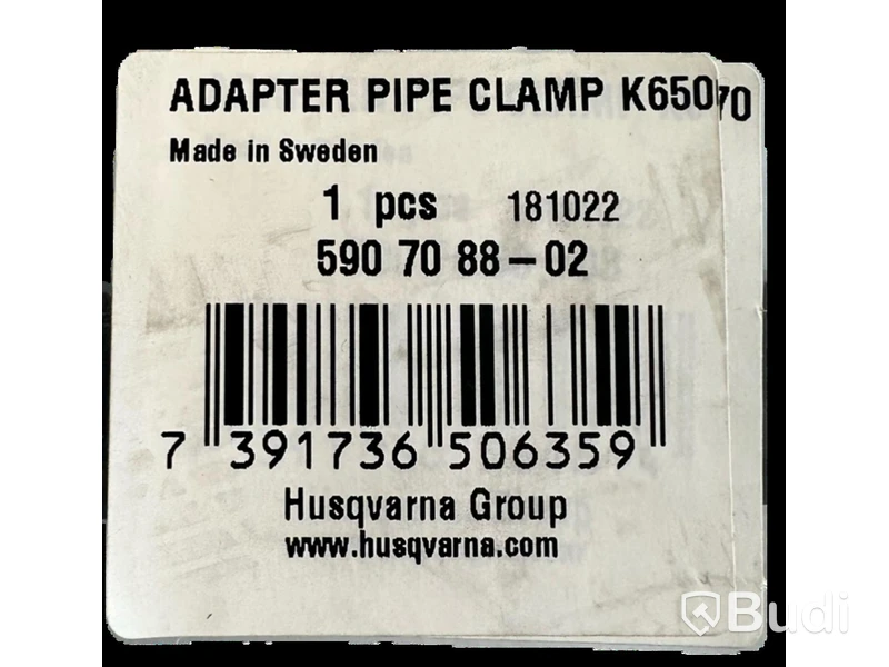 Adapter rörklämma Husqvarna K6500