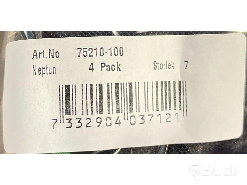 35 st. 4-pack Arbetshandskar Hestra Job Neptun, svart/grå stl 7, Totalt ord. pris inkl. moms: ca 21.000 kr