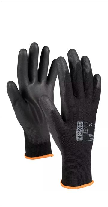 (NY) 144 par Arbetshandskar OX-ON flexible basic 1000, svart, stl 6, Totalt ord. pris inkl. moms: ca 2160 kr