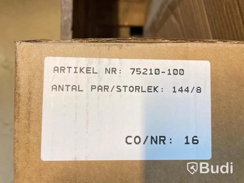 144 par Arbetshandskar Hestra Job Neptun, svart/grå stl 8, Totalt ord. pris inkl. moms: ca 21.600 kr