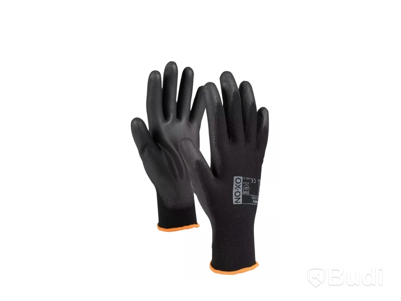 144 par Arbetshandskar OX-ON flexible basic 1000 svart i stl 8, Totalt ord. pris inkl. moms: ca 2160 kr