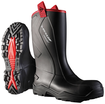 (NY) Skyddsstövel, Dunlop C762043, Purofort Rugged. stl. 45, Ord. pris inkl. moms: ca 2000 kr