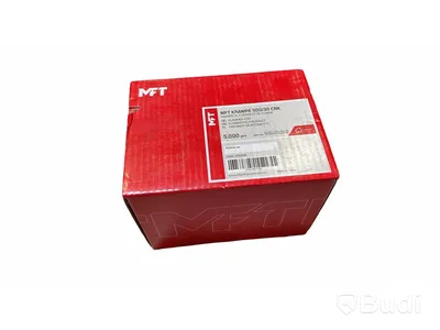 Parti med 52 st. askar MFT klammer, 5000-pack, 30x11 mm, 530 CNK. Totalt ord. pris inkl. moms: ca 20 800 kr