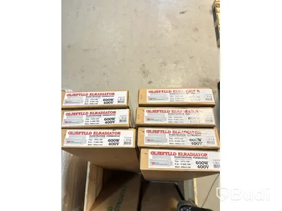 7 st. Gnosjö klimatprodukter Oljefylld Elradiator 1572-100. 200v 600W. H:300mm B:1140mm, Totalt ord. pris inkl. moms: ca 11.900 kr