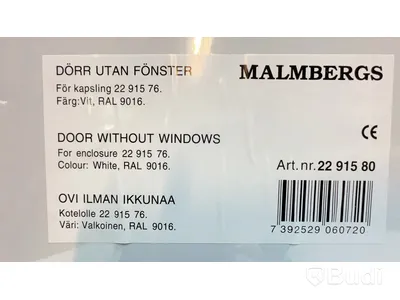 Parti med 14 st. dörrar utan fönster, för normkapsling, Malmbergs.