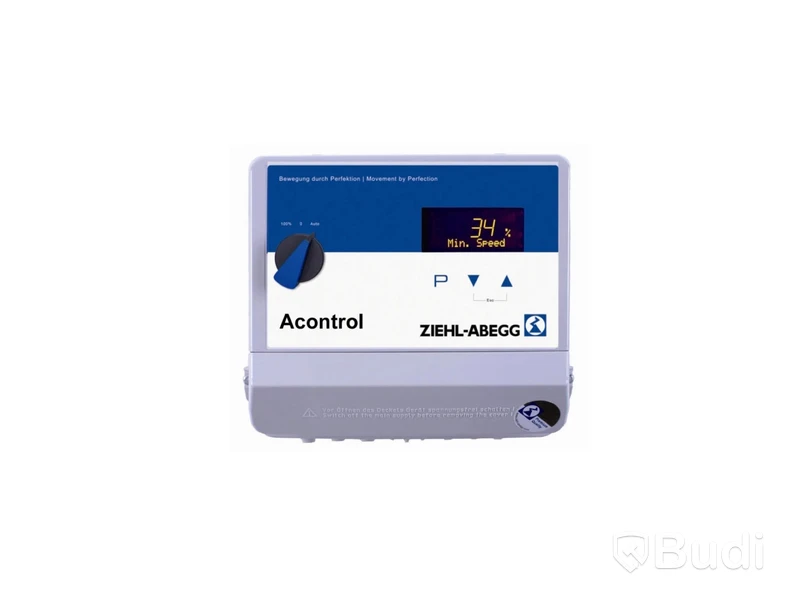 Varvtalsregulator, Acontrol, Ziehl-Abegg. Ord. pris inkl. moms: ca 9000 kr