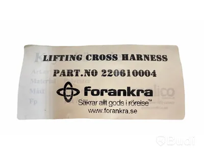 Lyftsel / Lifting cross harness, Forankra , Ord. pris inkl. moms: ca 1000 kr