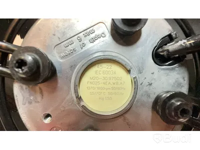 Axialfläkt, Ziegler-Abegg med integrerad asynkronmotor. Ord. pris inkl. moms: ca 3000 kr