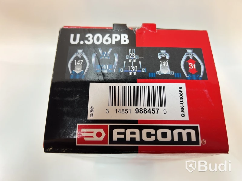 Avdragare-set Facom U.306PB, Ord. pris inkl. moms: ca 2000 kr