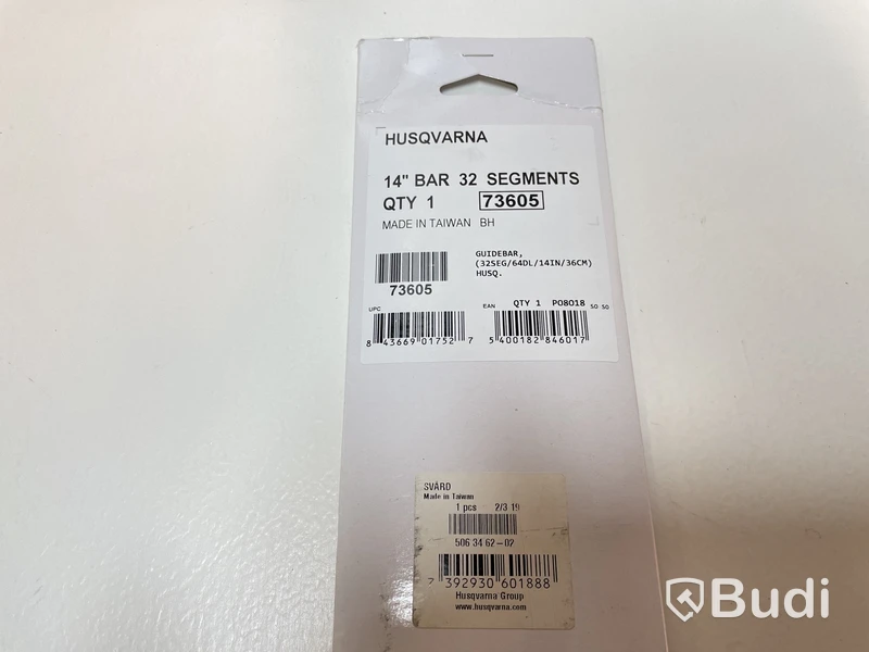 Motorsågskedja Husqvarna Elite-Chain C45 18” samt 1st svärd, Husqvarna 14” Bar, Totalt ord. pris inkl. moms: ca 13500 kr