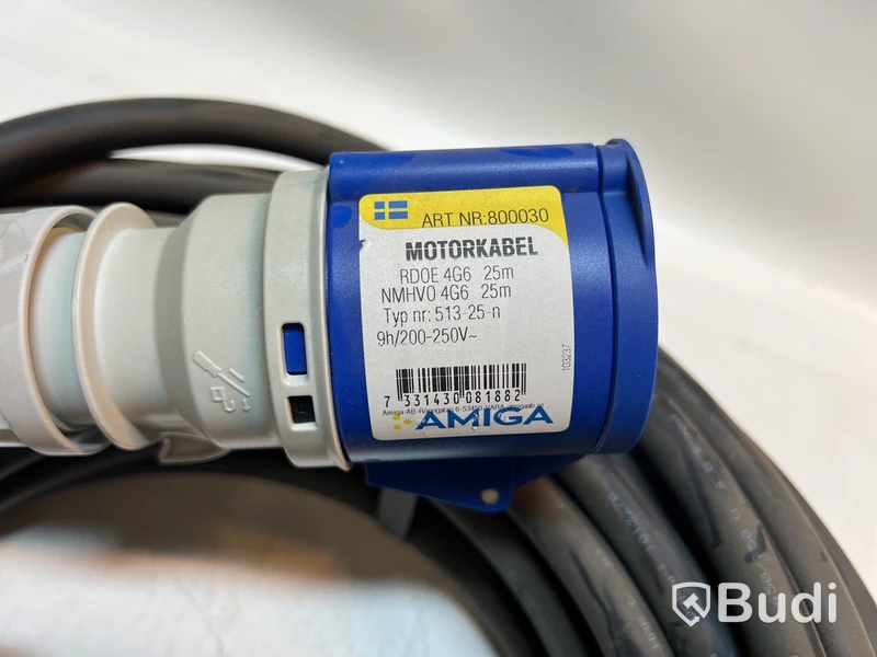 Motorkabel Amiga 800030 25 m, Ord. pris inkl. moms: ca 2500 kr