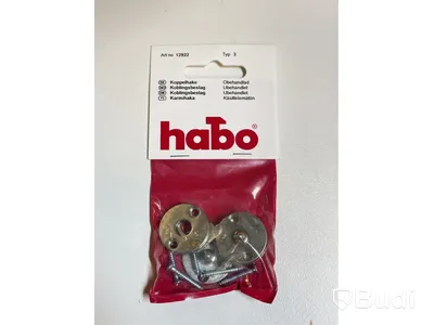 20 st. Koppelhake 2-pack Habo, typ 3 12922, Totalt ord. pris inkl. moms: ca 1600 kr