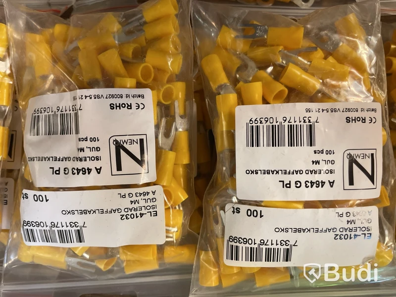 11 st. förp. Isolerad Gaffelkabelsko Nemo, Totalt ord. pris inkl. moms: ca 1100 kr