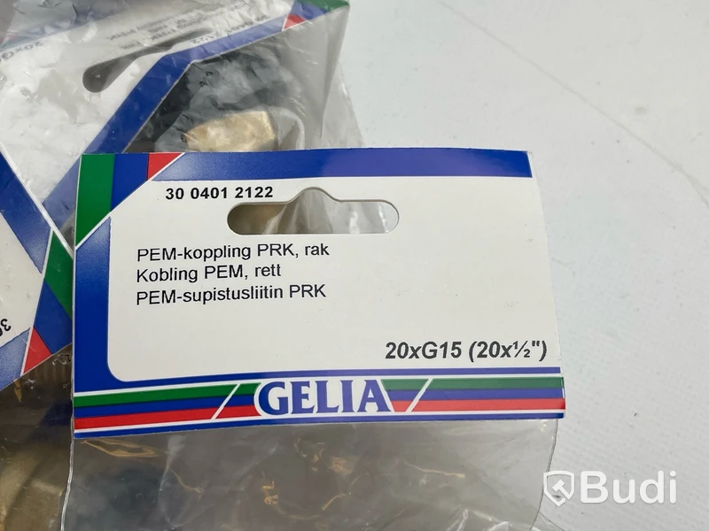 Parti m PEM-koppling/väggfäste/vinkel , Totalt ord. pris inkl. moms: ca 4500 kr