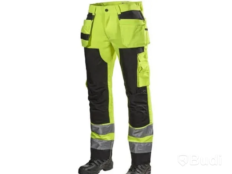 Hantverksbyxa L.Brador 160PB, stl. C50, gul/svart,