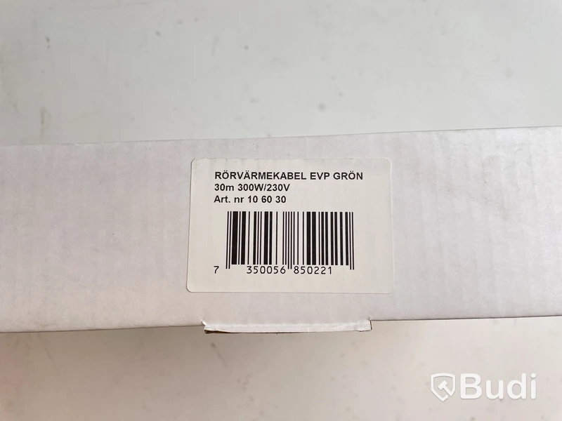 5 st. Rörvärmekablar olika längd, EVP